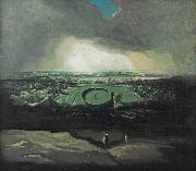 James Pryde and William Nicholson The Deserted Garden Sweden oil painting artist